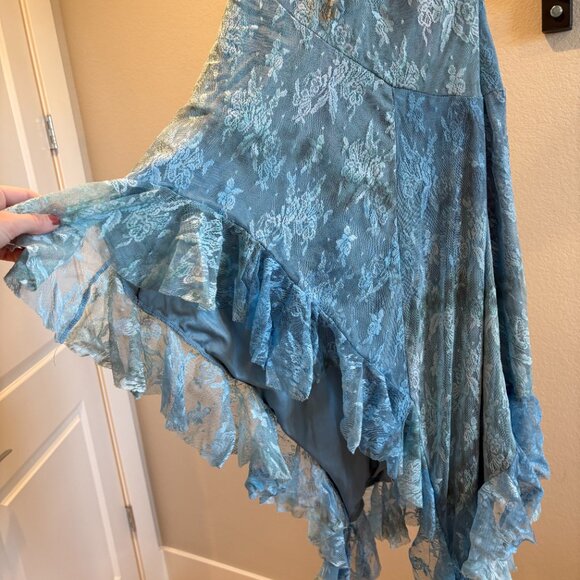 Urban Outfitters Lace Hyacinth midi dress in Blue-Size Small Fairy dress - Picture 3 of 8